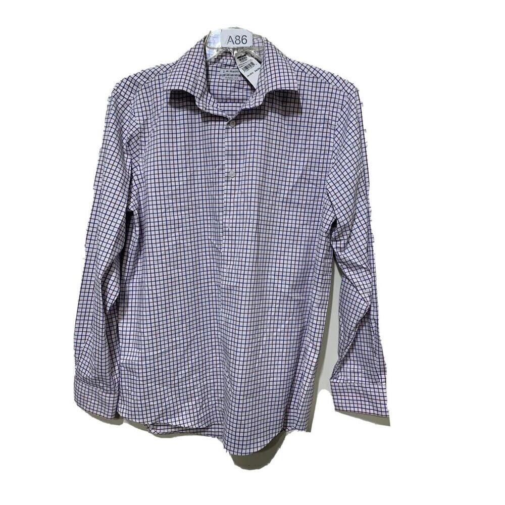 Haggar Men’s Shirt Classic Size 34 Or 15 Medium Blue